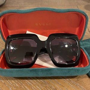 Oversized Gucci Sunglasses